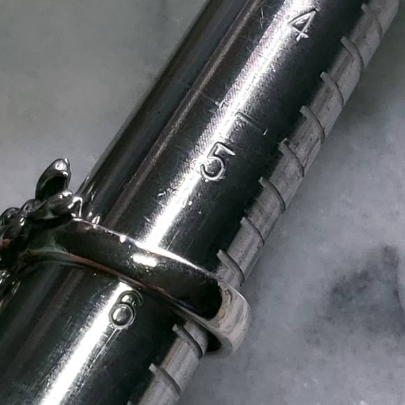 Artisan Hand Made Sterling Flame Heart Ring - Picture 8 of 13